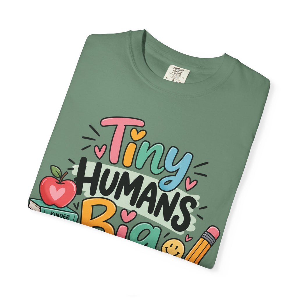 Tiny Humans Big Impact T-shirt | Teacher Kids Classroom Design