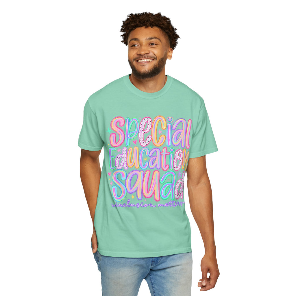 Special Education Squad T-Shirt | Inclusion Matters, Pastel Handlettering