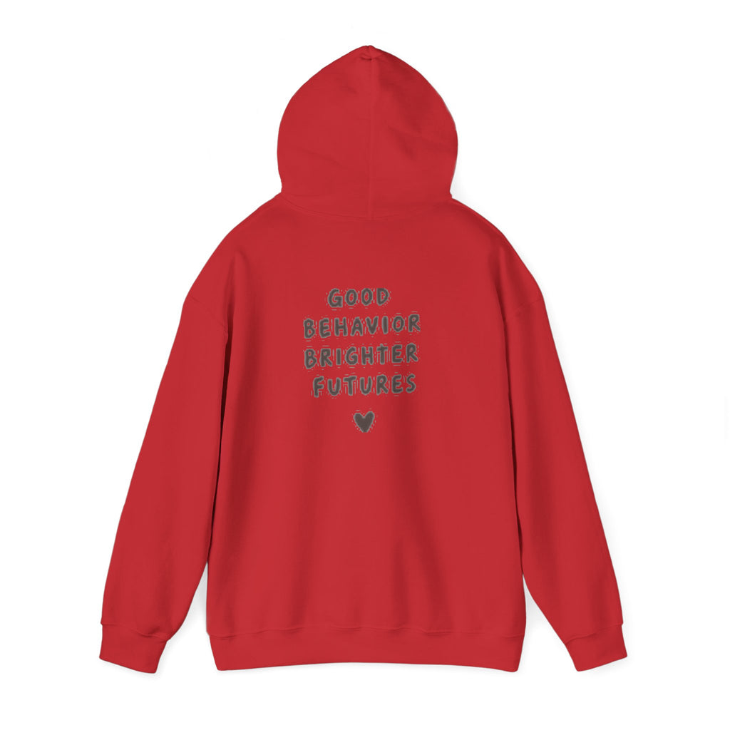 Golden Retriever Puppy Hoodie — 'Good Behavior Brighter Futures' Cute Dog Lover Sweatshirt