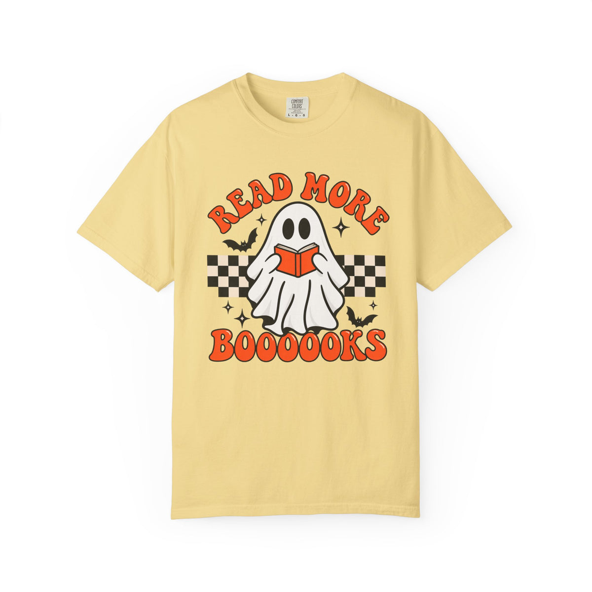 Read More Booooks ghost reading T-Shirt | Halloween book lover tee