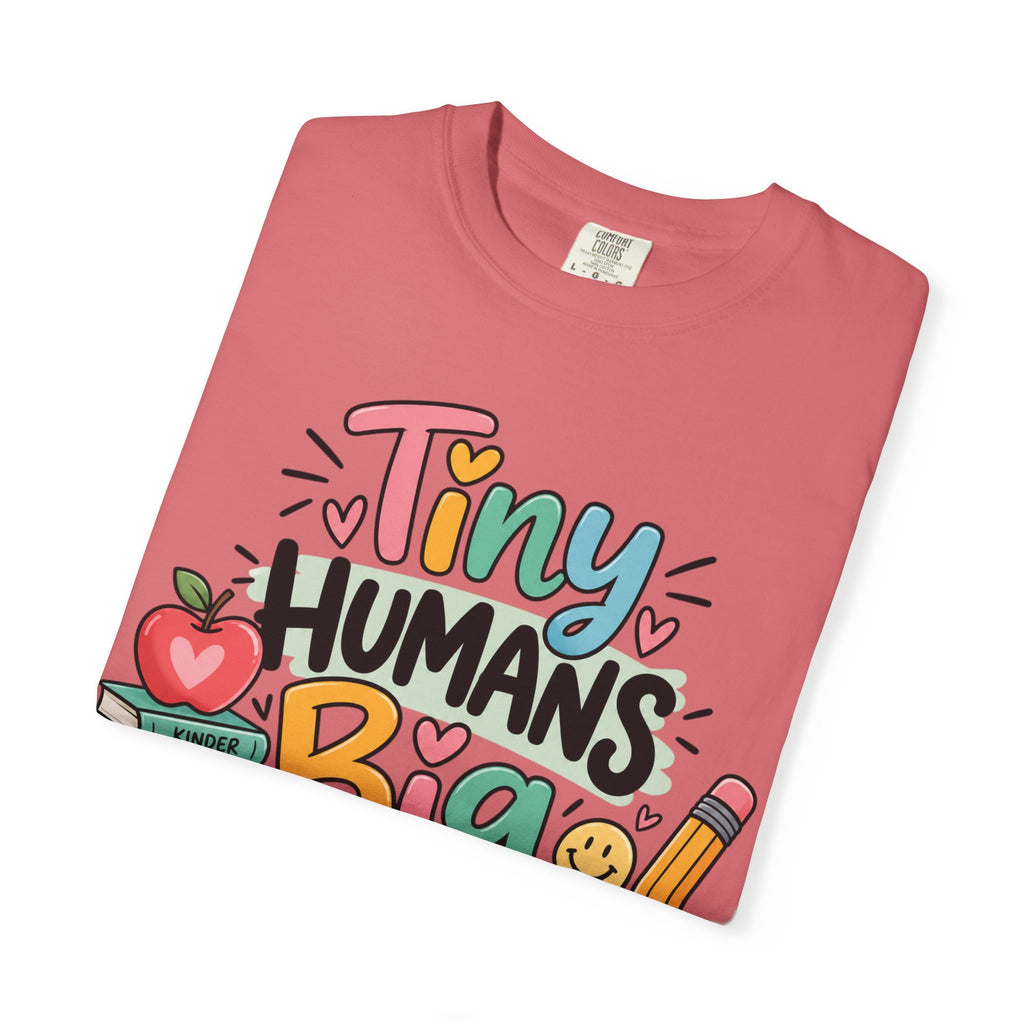 Tiny Humans Big Impact T-shirt | Teacher Kids Classroom Design