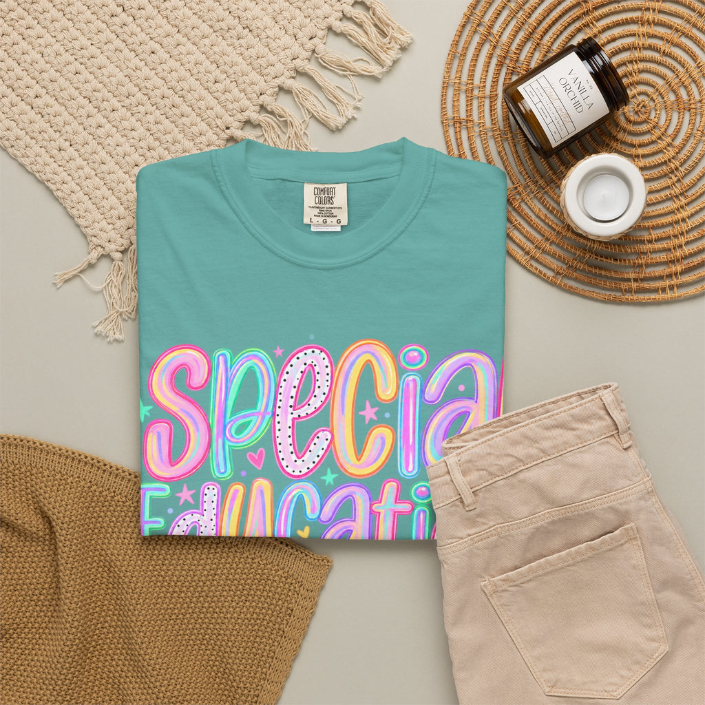 Special Education Squad T-Shirt | Inclusion Matters, Pastel Handlettering