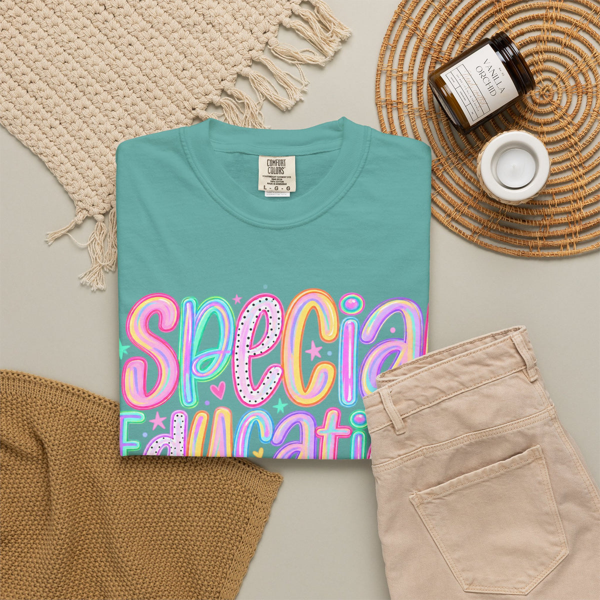 Special Education Squad T-Shirt | Inclusion Matters, Pastel Handlettering