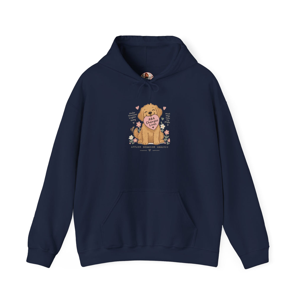 Golden Retriever Puppy Hoodie — 'Good Behavior Brighter Futures' Cute Dog Lover Sweatshirt
