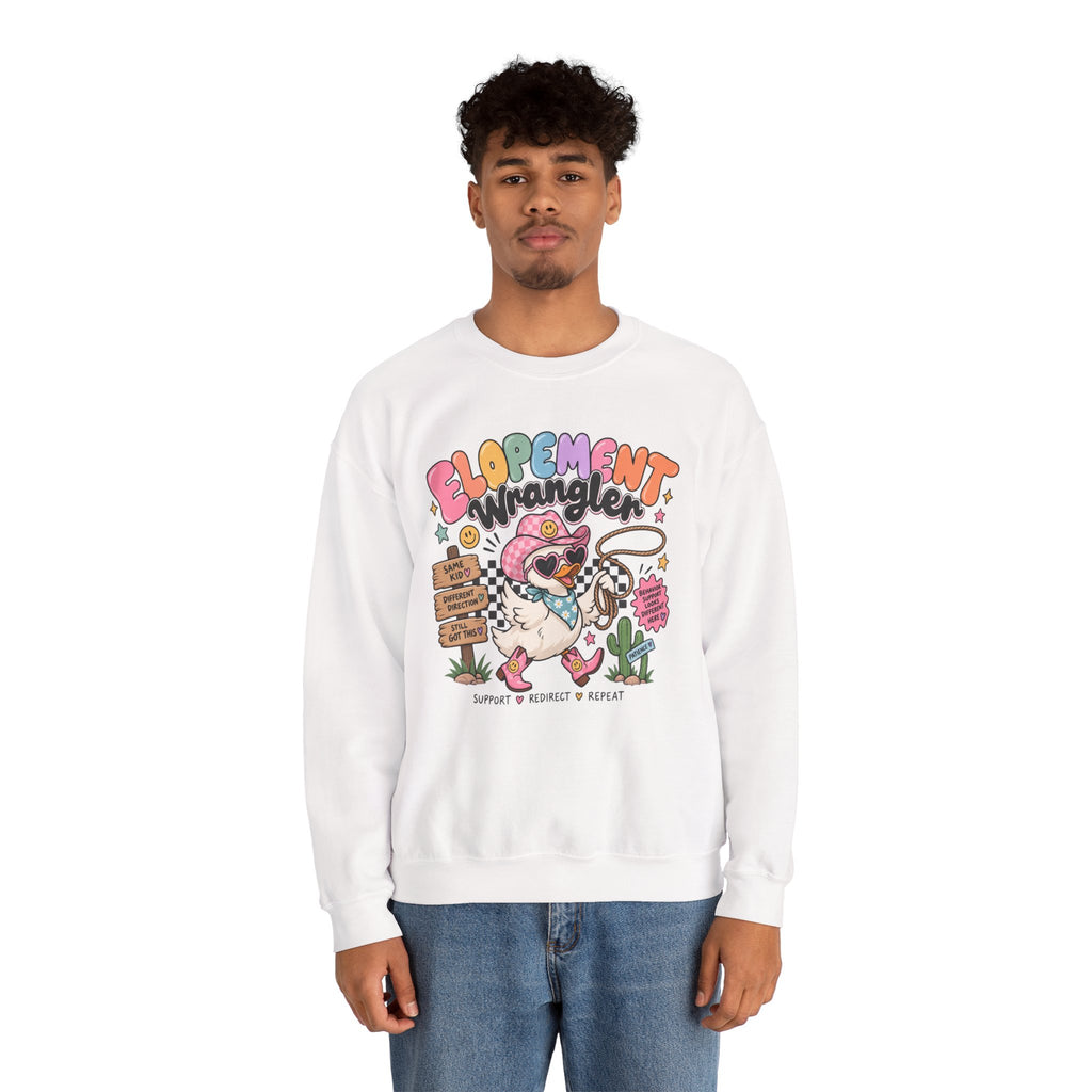 Elopement Wrangler sweatshirt | Cute Western Elopement Graphic Crewneck