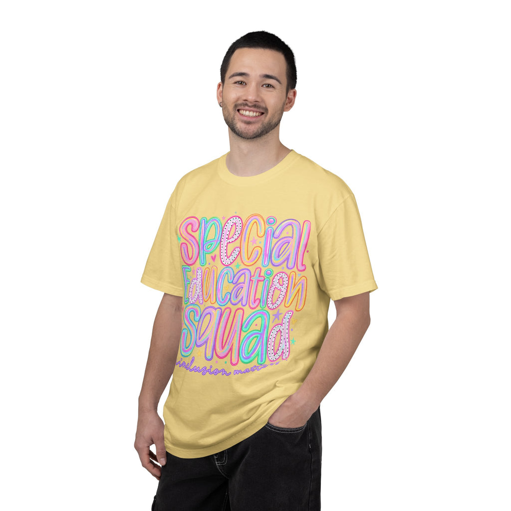 Special Education Squad T-Shirt | Inclusion Matters, Pastel Handlettering