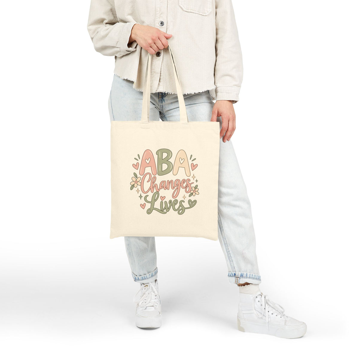 ABA Changes Lives Tote Bag | Therapist Appreciation, Behavioral Therapy Design