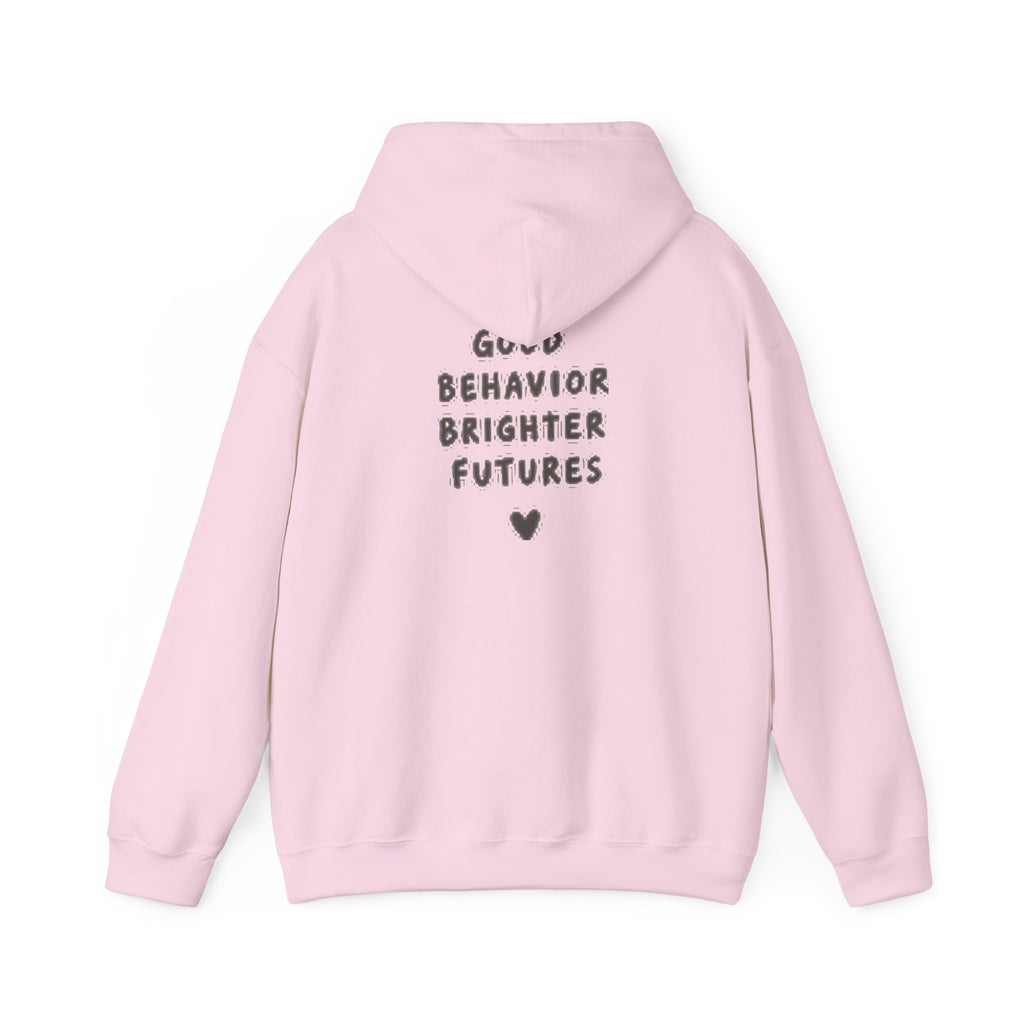 Golden Retriever Puppy Hoodie — 'Good Behavior Brighter Futures' Cute Dog Lover Sweatshirt