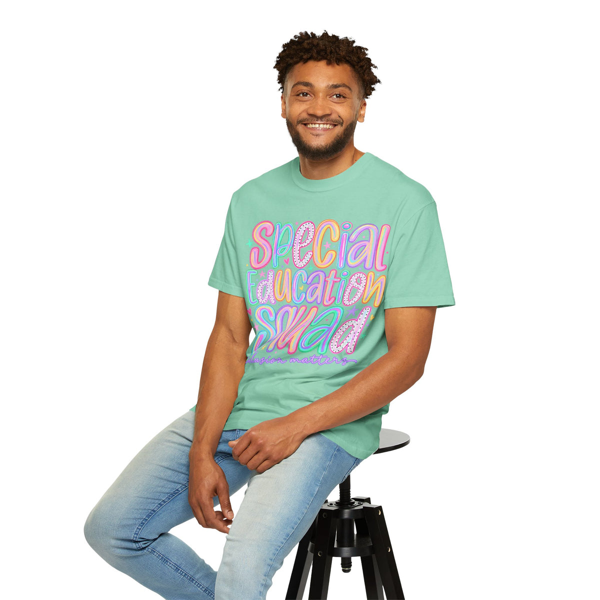 Special Education Squad T-Shirt | Inclusion Matters, Pastel Handlettering