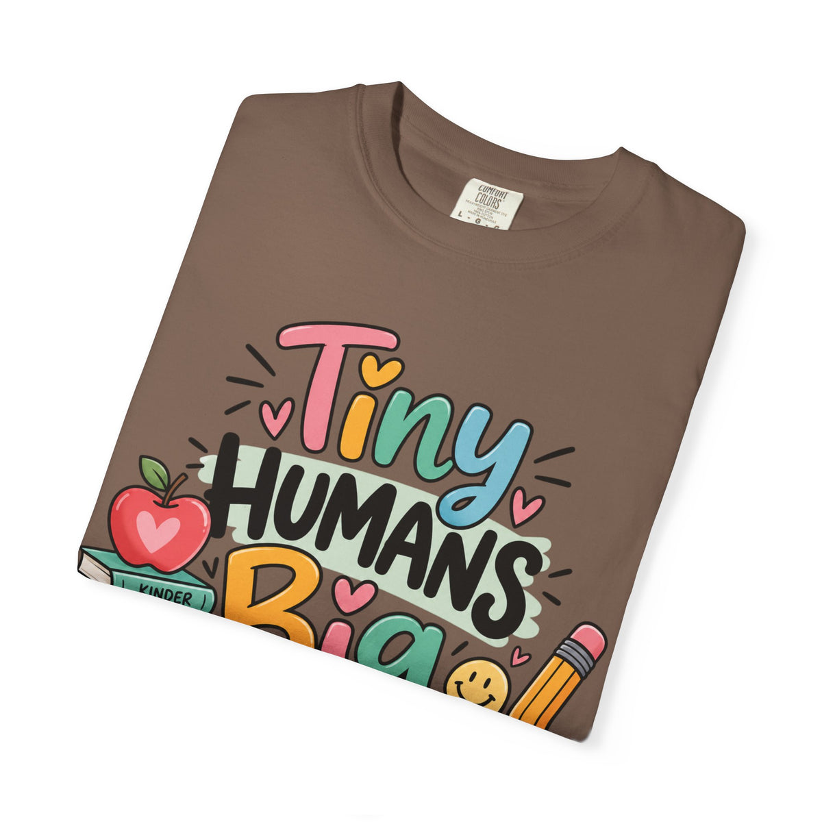 Tiny Humans Big Impact T-shirt | Teacher Kids Classroom Design