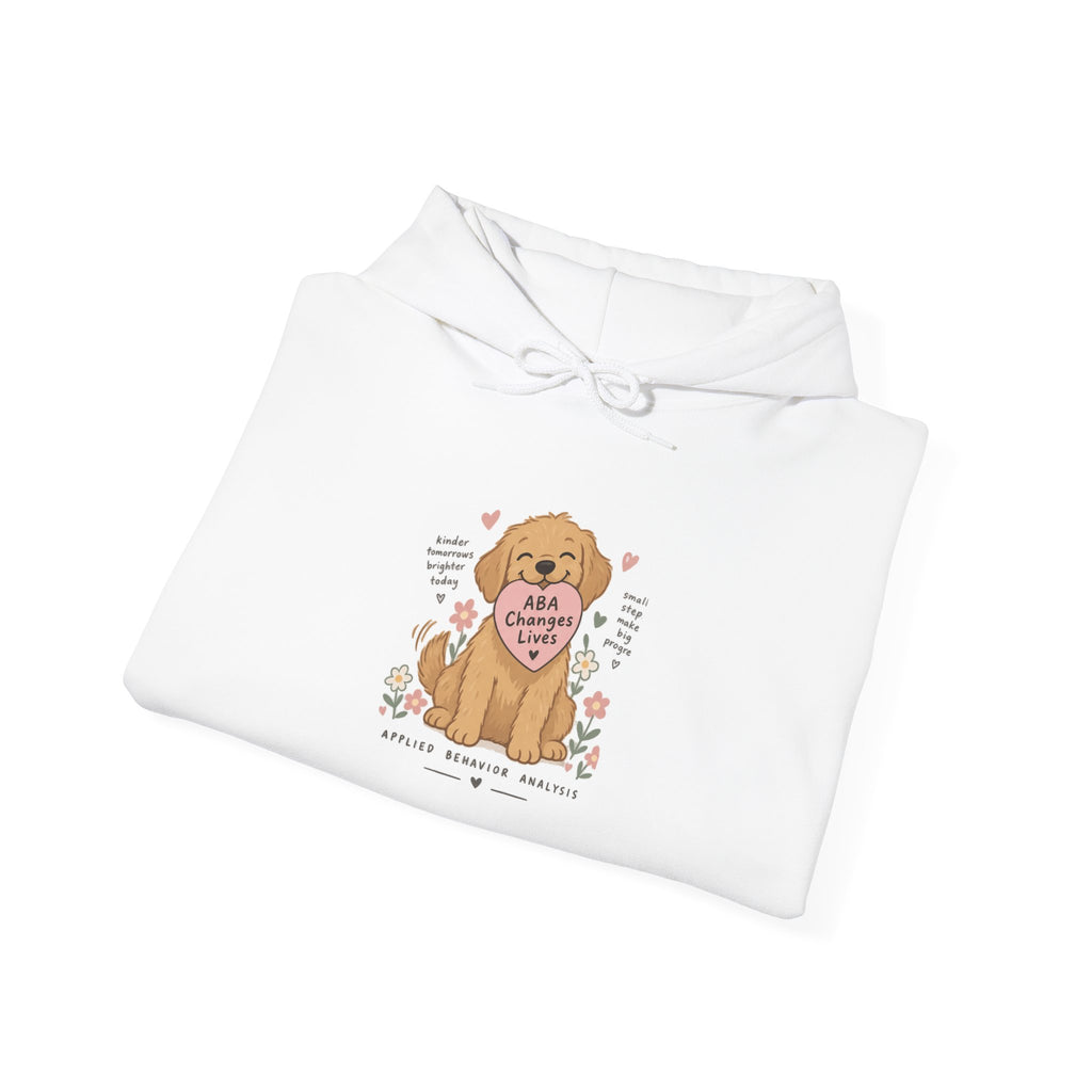 Golden Retriever Puppy Hoodie — 'Good Behavior Brighter Futures' Cute Dog Lover Sweatshirt