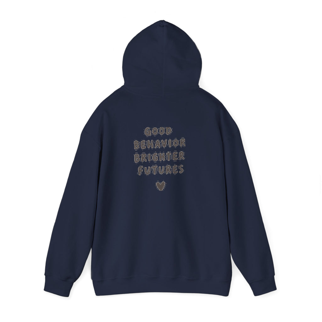 Golden Retriever Puppy Hoodie — 'Good Behavior Brighter Futures' Cute Dog Lover Sweatshirt