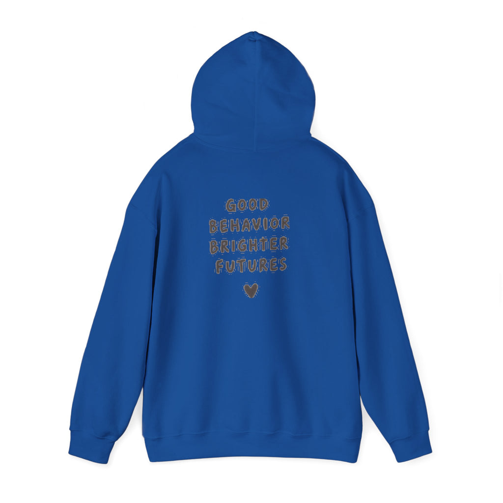 Golden Retriever Puppy Hoodie — 'Good Behavior Brighter Futures' Cute Dog Lover Sweatshirt