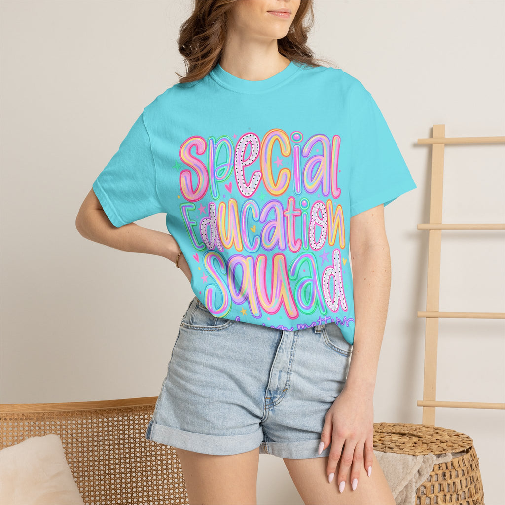 Special Education Squad T-Shirt | Inclusion Matters, Pastel Handlettering