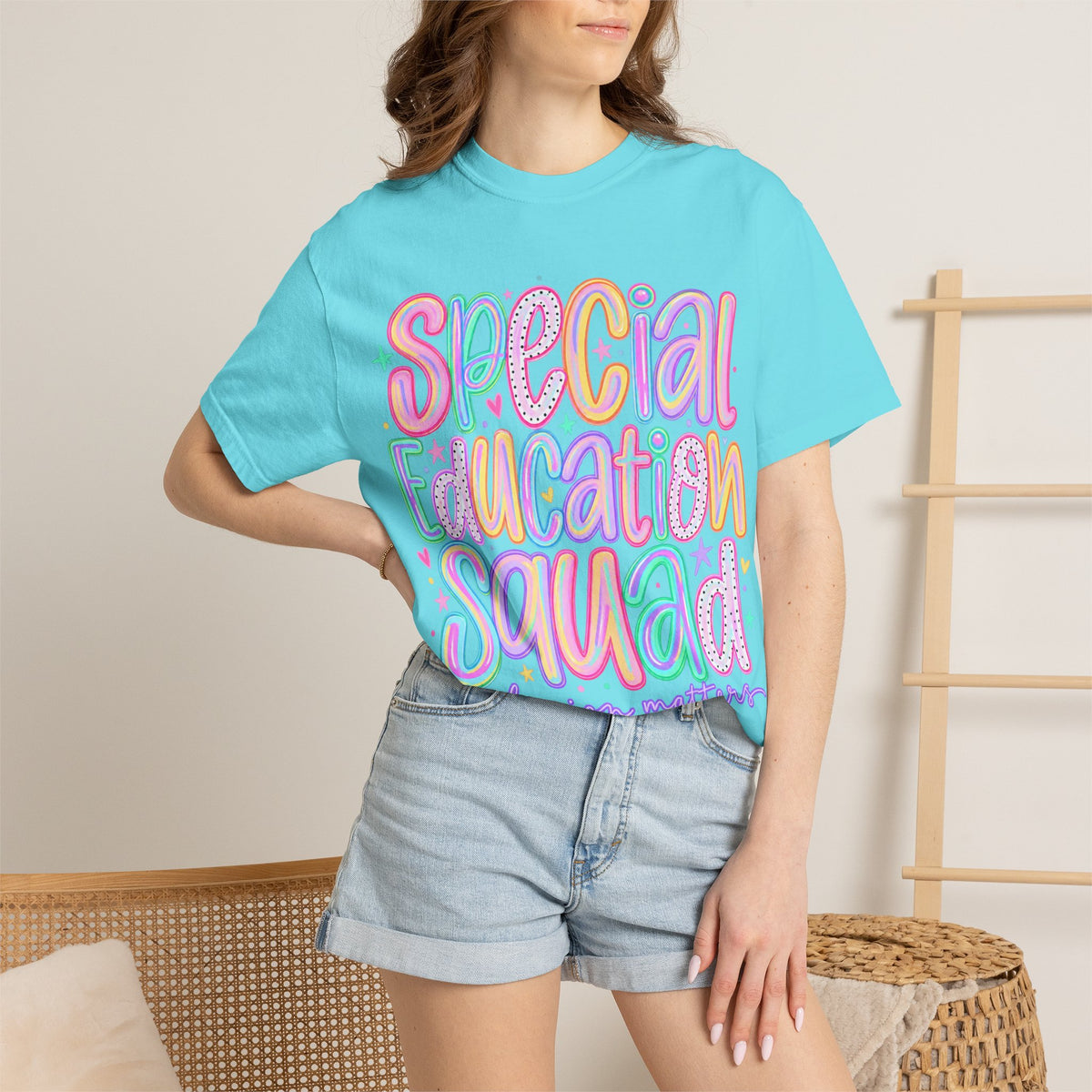 Special Education Squad T-Shirt | Inclusion Matters, Pastel Handlettering
