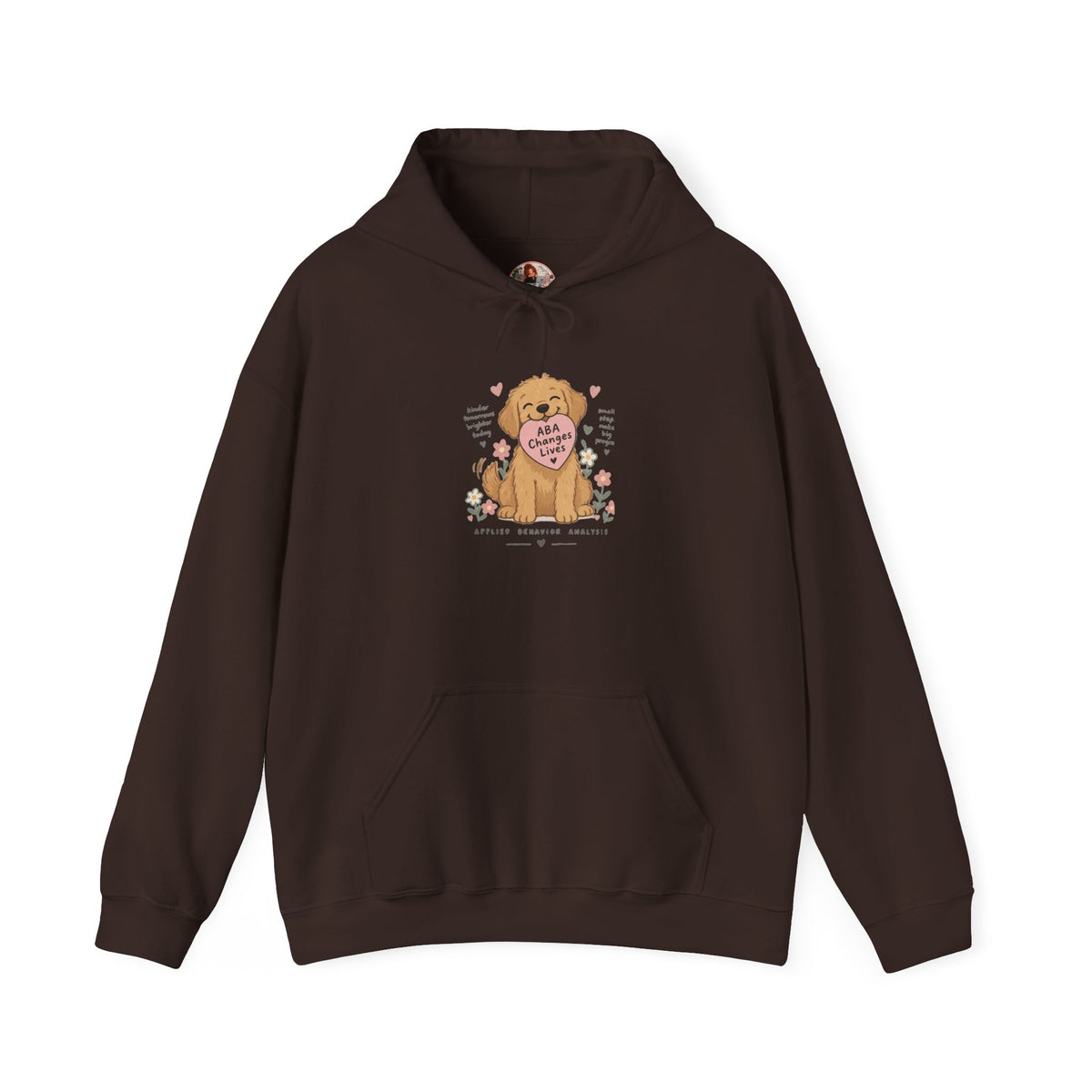 Golden Retriever Puppy Hoodie — 'Good Behavior Brighter Futures' Cute Dog Lover Sweatshirt