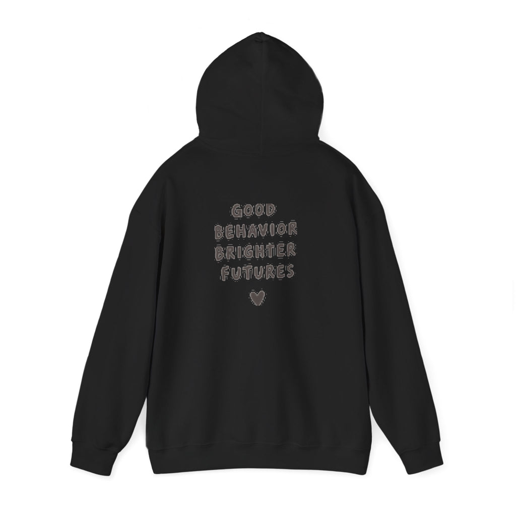 Golden Retriever Puppy Hoodie — 'Good Behavior Brighter Futures' Cute Dog Lover Sweatshirt