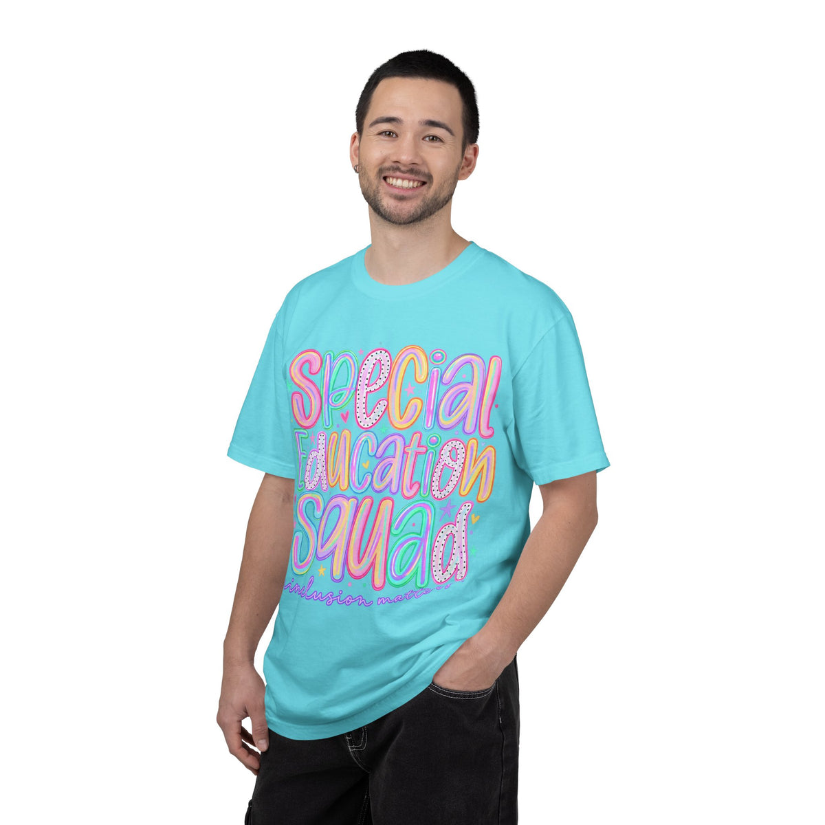Special Education Squad T-Shirt | Inclusion Matters, Pastel Handlettering