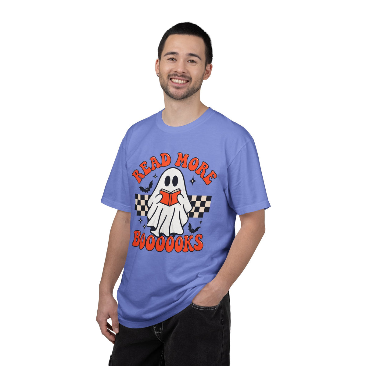Read More Booooks ghost reading T-Shirt | Halloween book lover tee