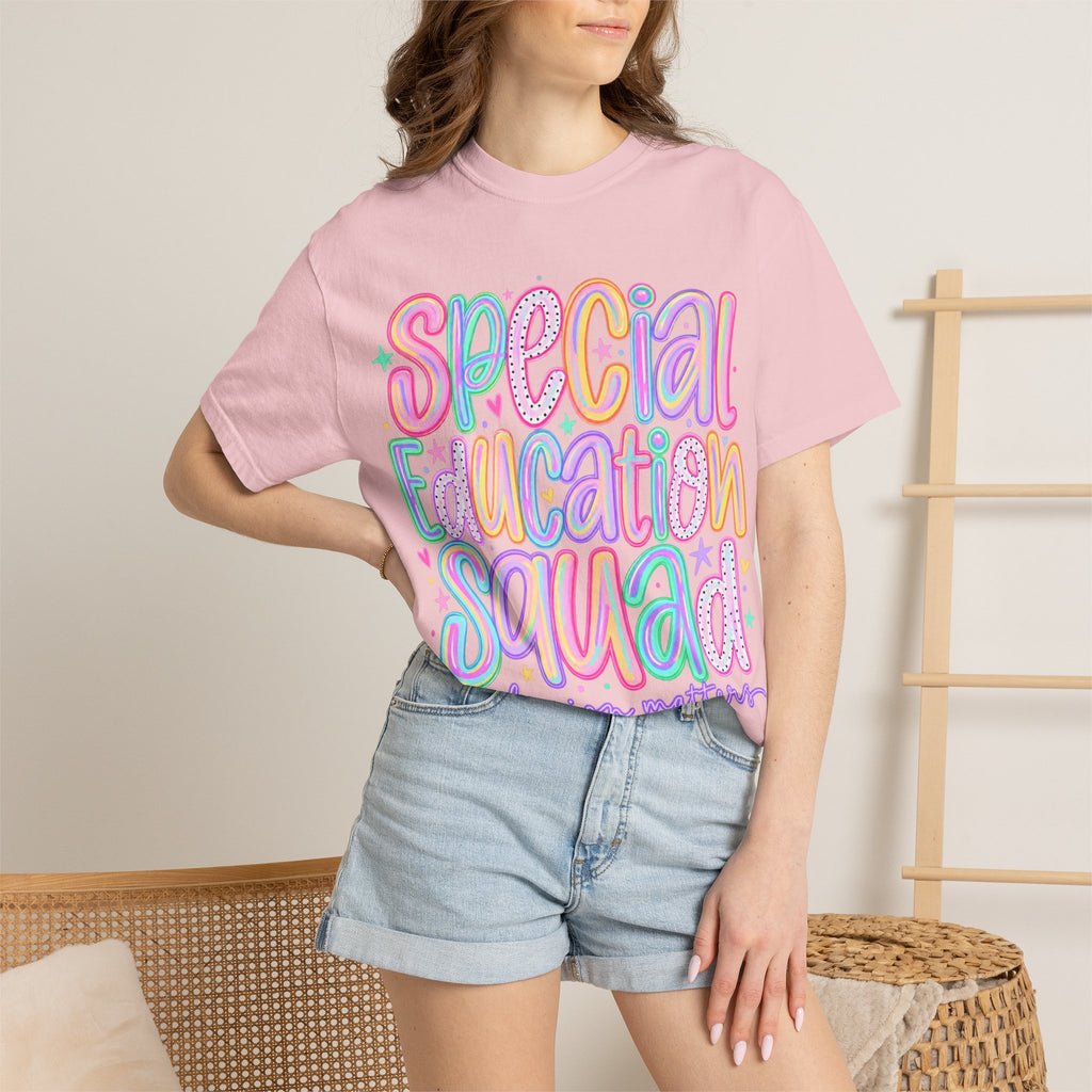 Special Education Squad T-Shirt | Inclusion Matters, Pastel Handlettering