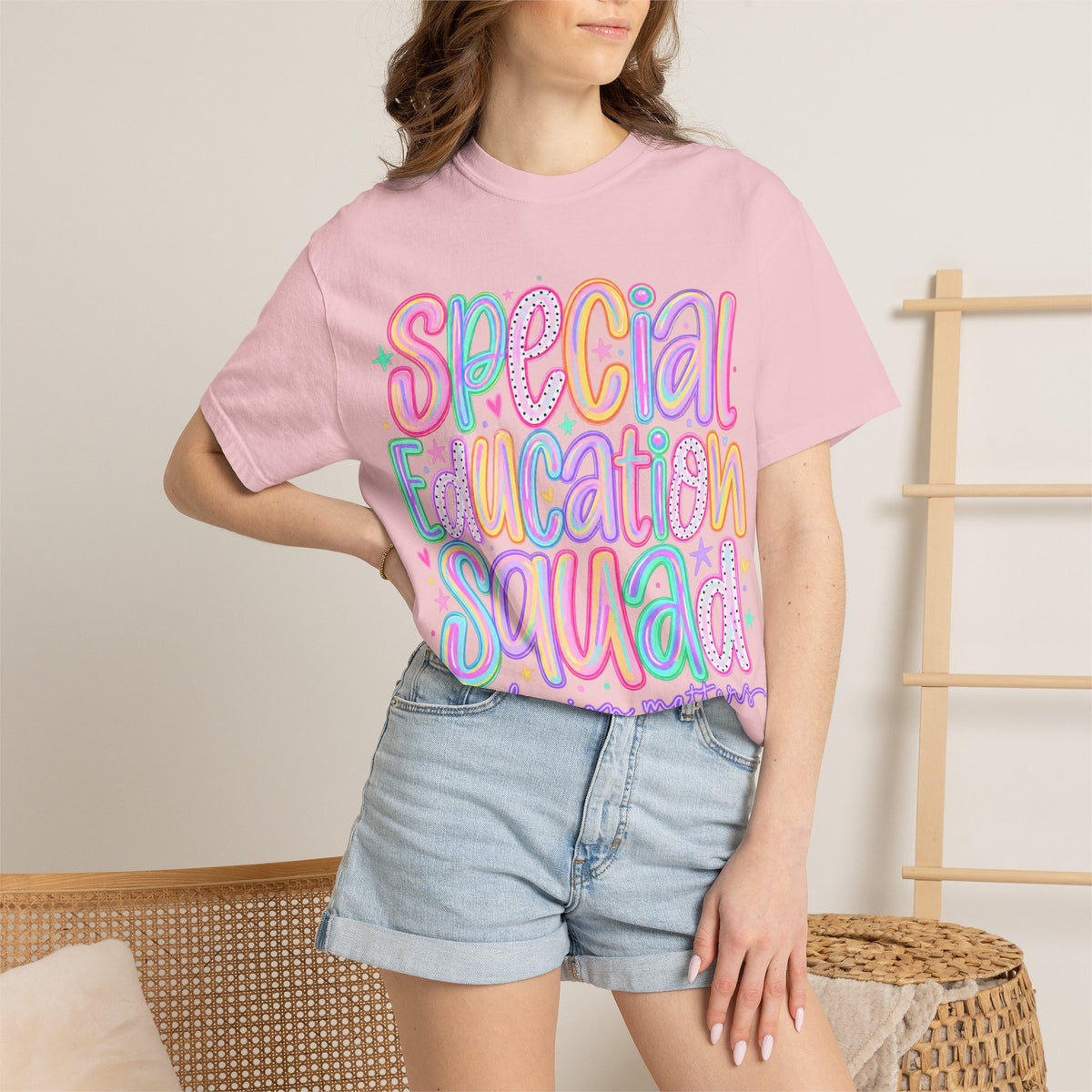 Special Education Squad T-Shirt | Inclusion Matters, Pastel Handlettering