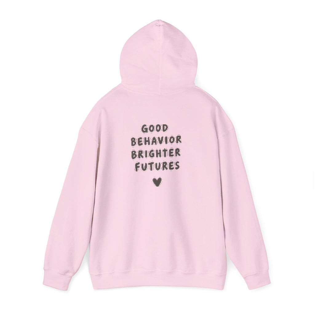 Golden Retriever Puppy Hoodie — 'Good Behavior Brighter Futures' Cute Dog Lover Sweatshirt
