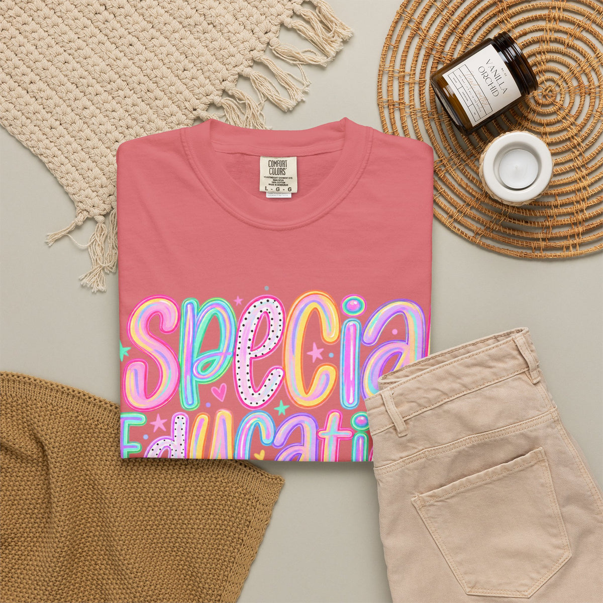 Special Education Squad T-Shirt | Inclusion Matters, Pastel Handlettering