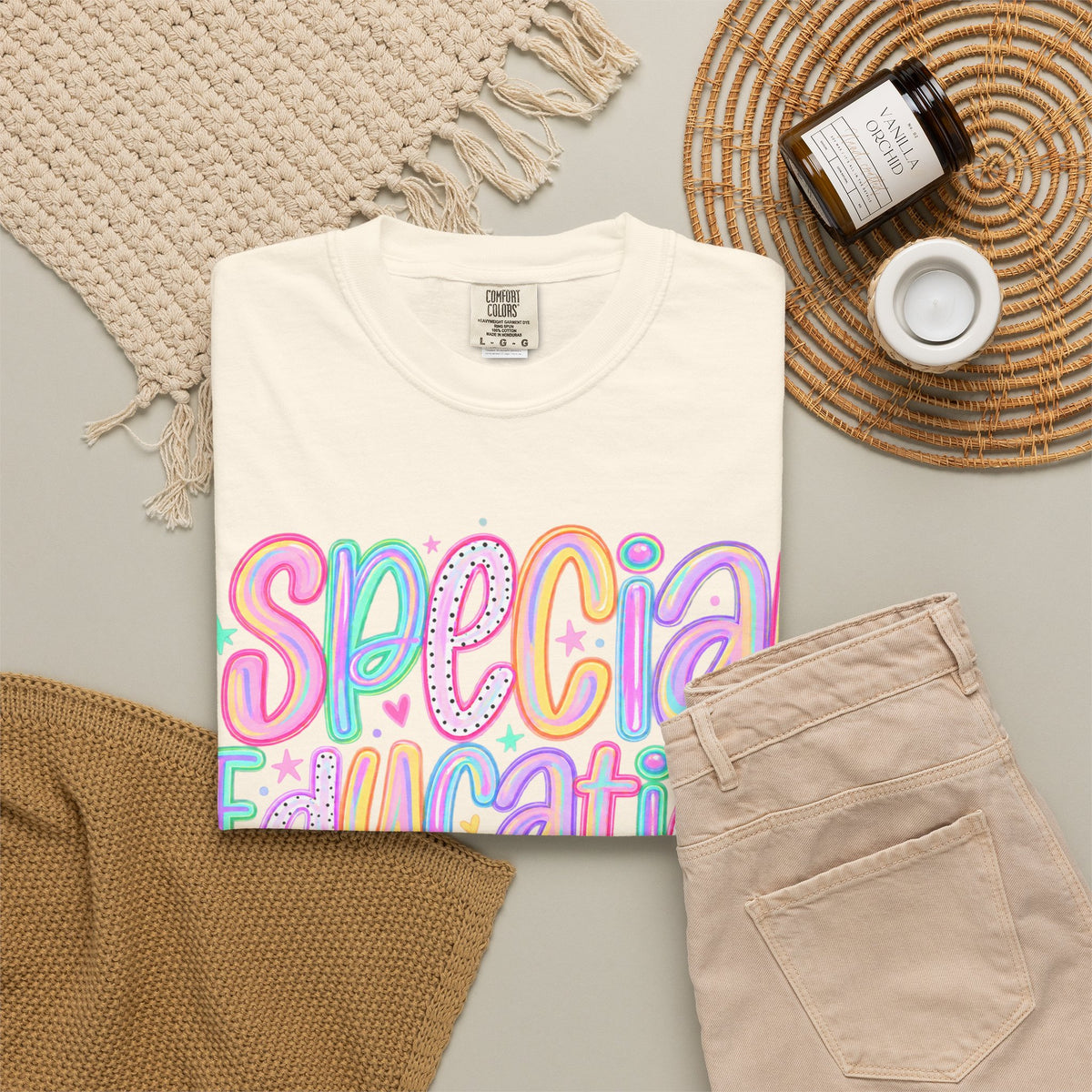 Special Education Squad T-Shirt | Inclusion Matters, Pastel Handlettering