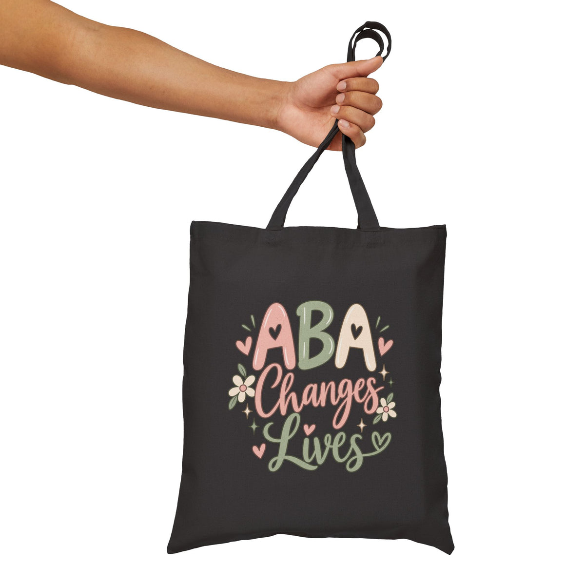 ABA Changes Lives Tote Bag | Therapist Appreciation, Behavioral Therapy Design