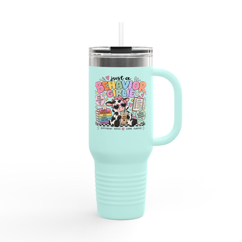 Just a Behavior Crate Mom travel mug | 40oz insulated tumbler