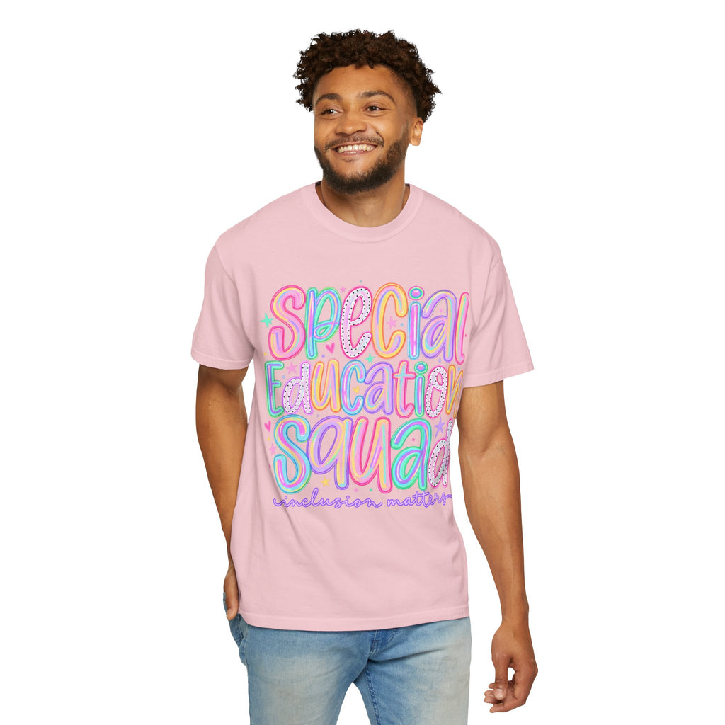 Special Education Squad T-Shirt | Inclusion Matters, Pastel Handlettering