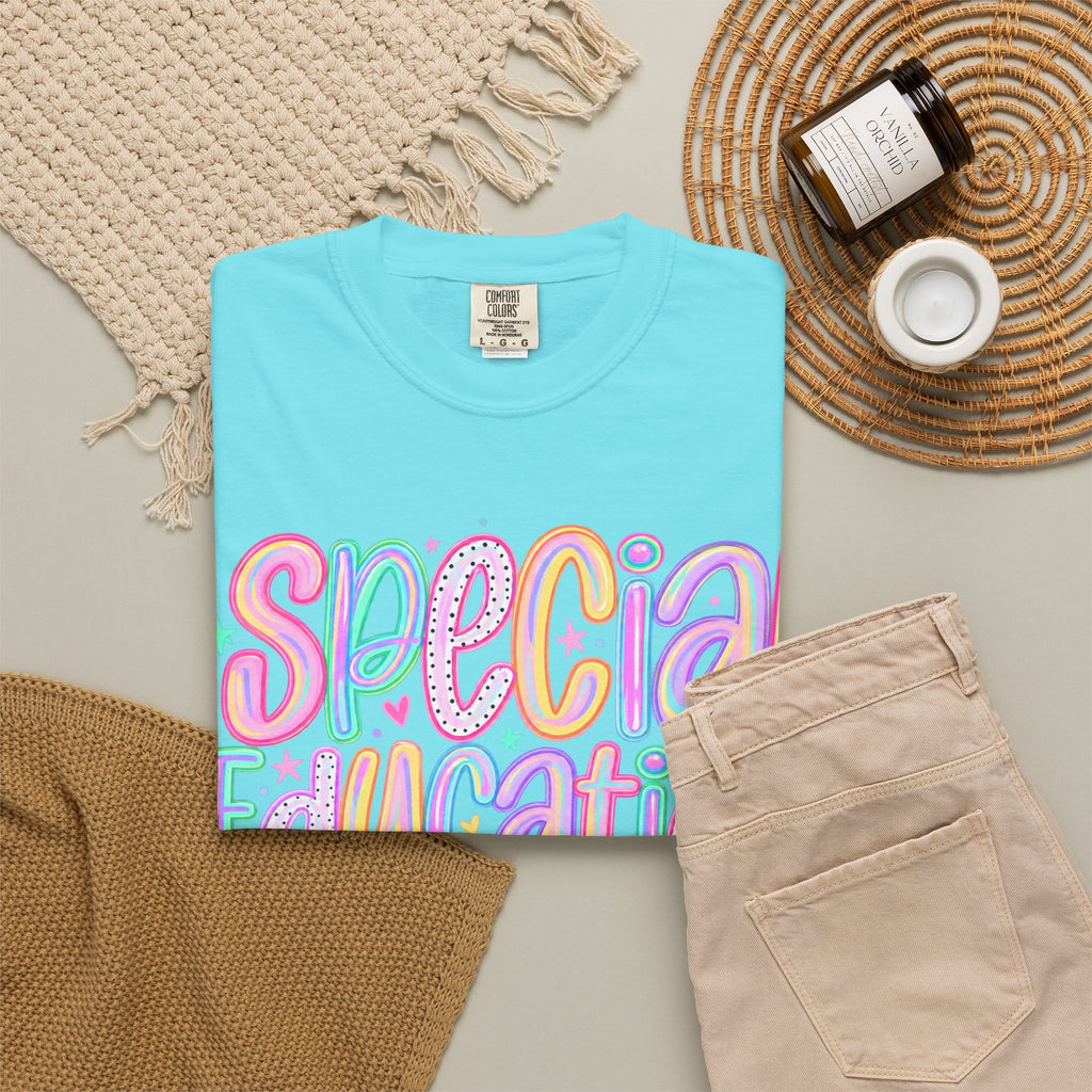 Special Education Squad T-Shirt | Inclusion Matters, Pastel Handlettering
