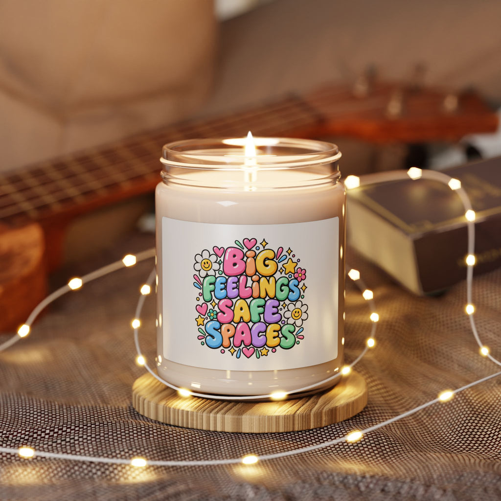 Big Feelings Safe Spaces Candle | Scented Soy 9oz