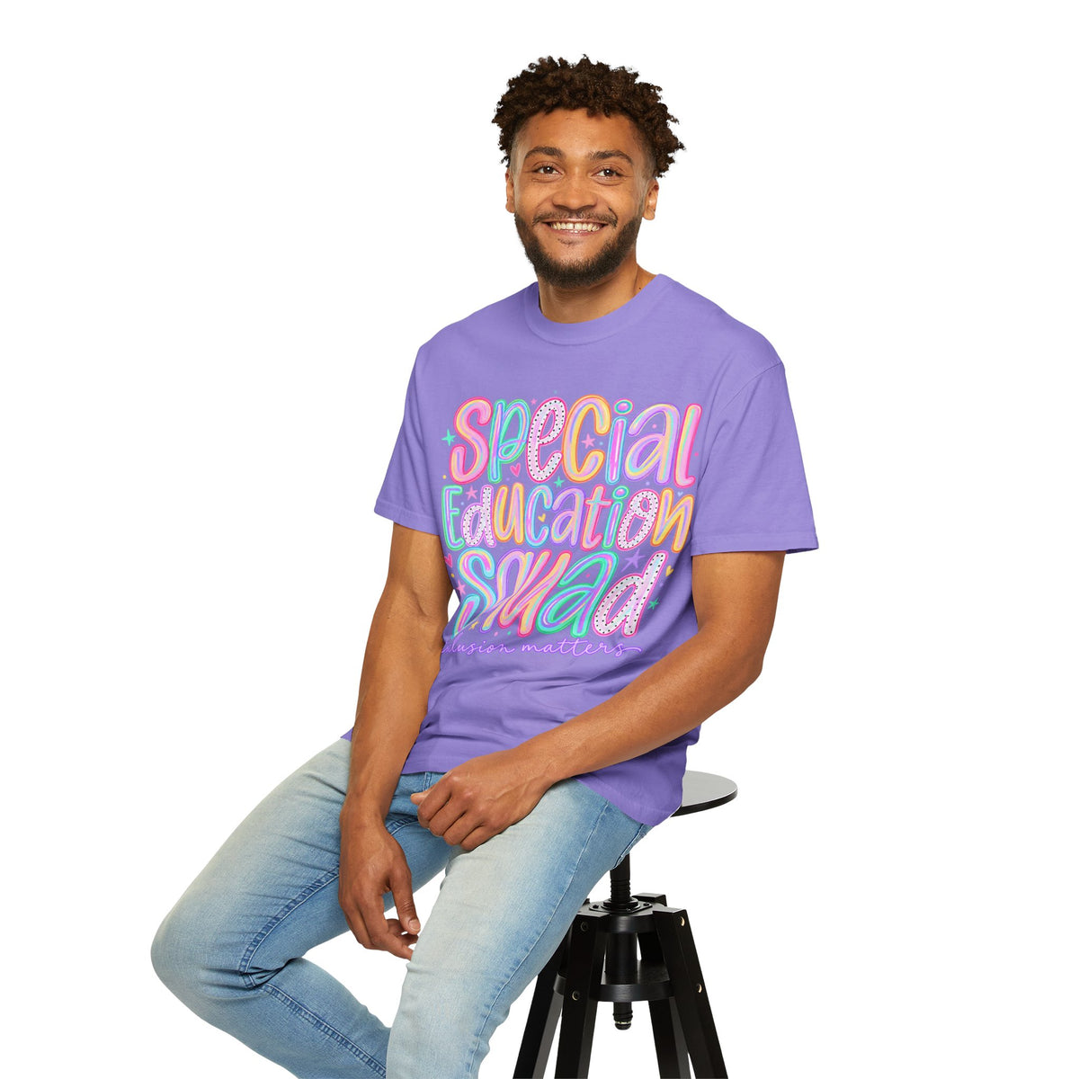 Special Education Squad T-Shirt | Inclusion Matters, Pastel Handlettering
