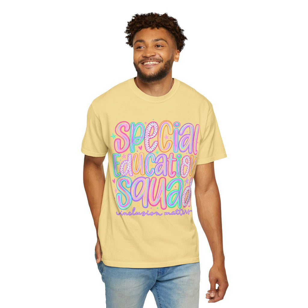 Special Education Squad T-Shirt | Inclusion Matters, Pastel Handlettering