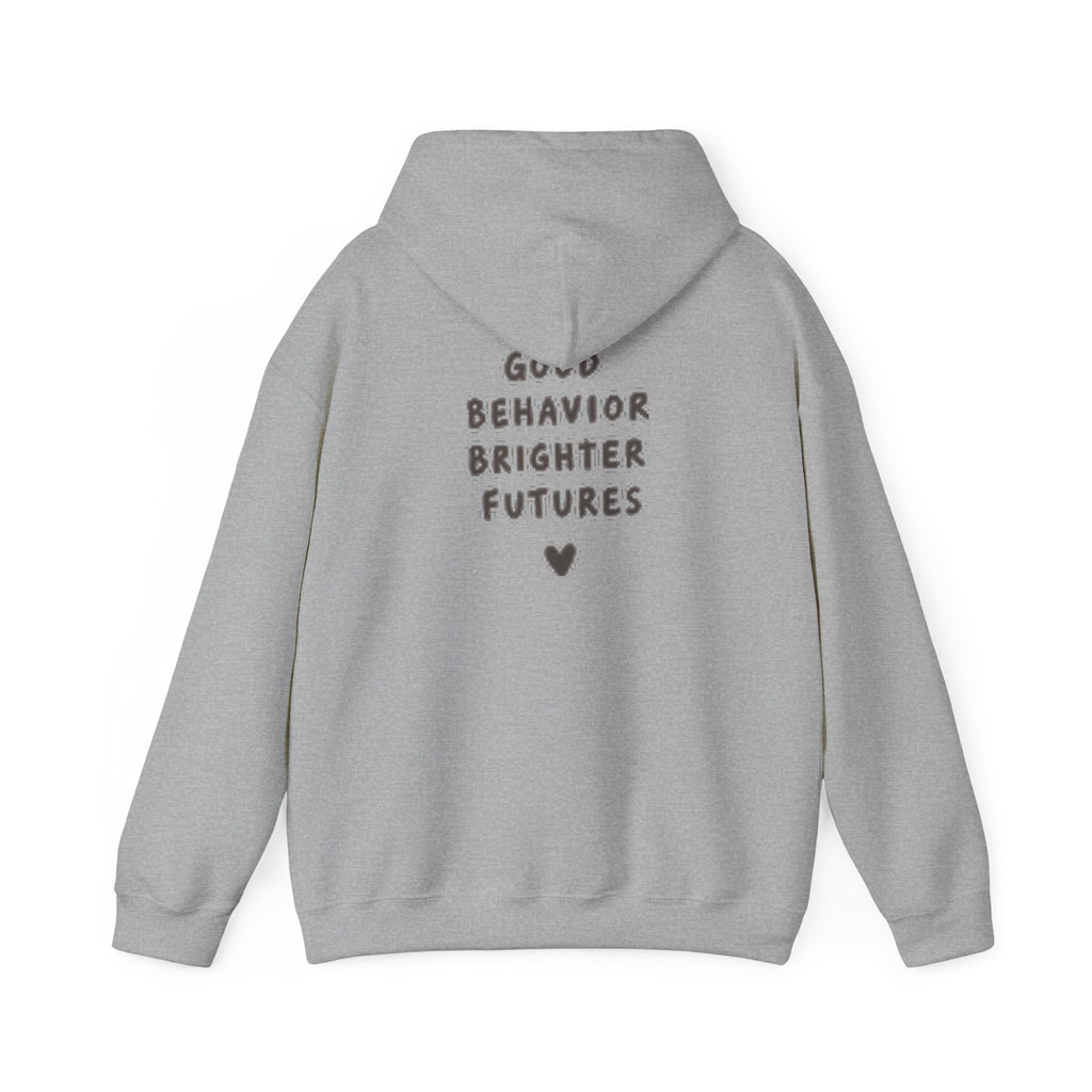 Golden Retriever Puppy Hoodie — 'Good Behavior Brighter Futures' Cute Dog Lover Sweatshirt