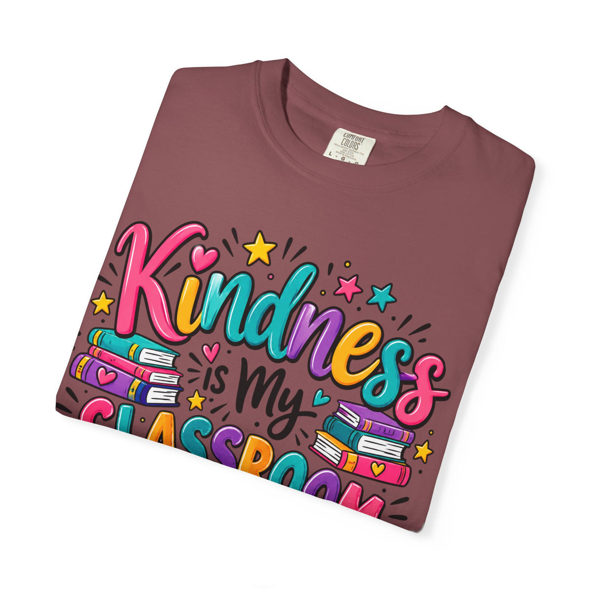 Kindness is My Classroom Superpower T-shirt | Teacher Typography Tee