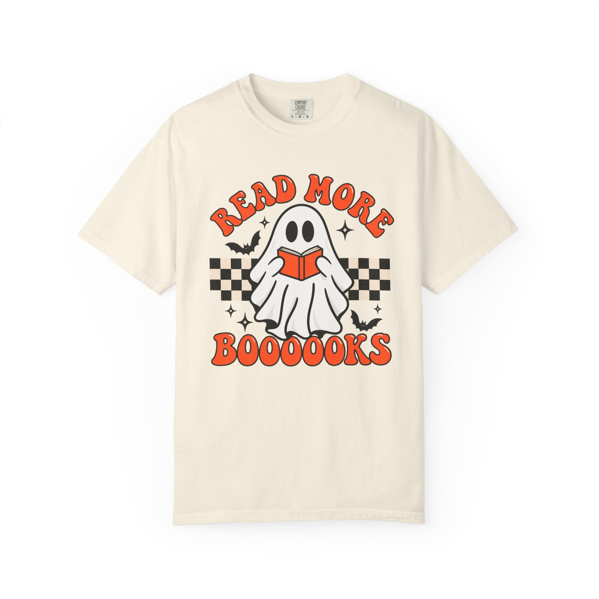 Read More Booooks ghost reading T-Shirt | Halloween book lover tee