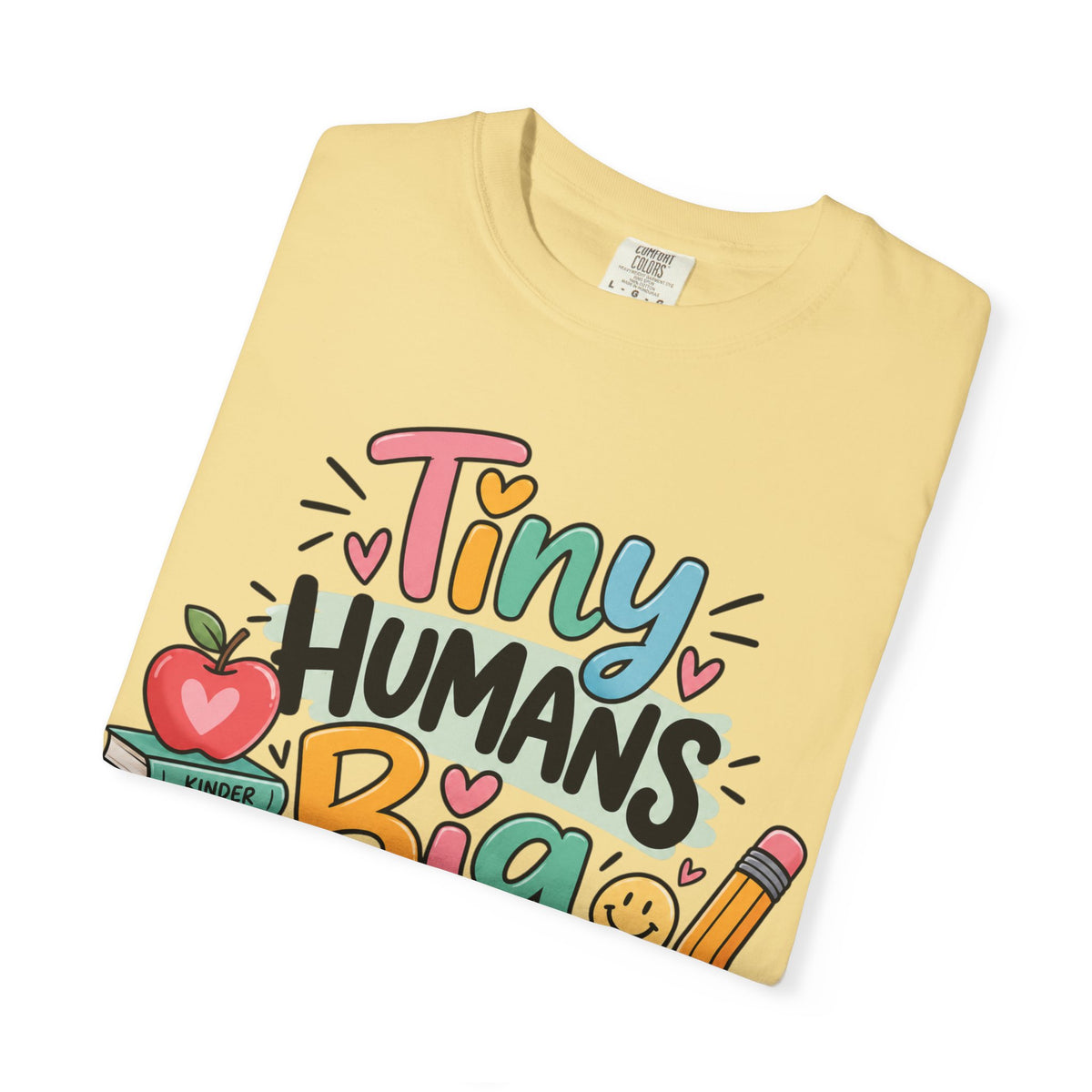 Tiny Humans Big Impact T-shirt | Teacher Kids Classroom Design