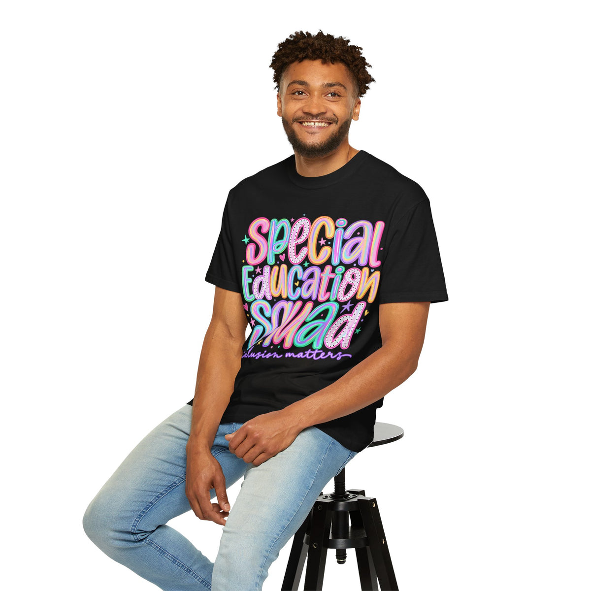 Special Education Squad T-Shirt | Inclusion Matters, Pastel Handlettering