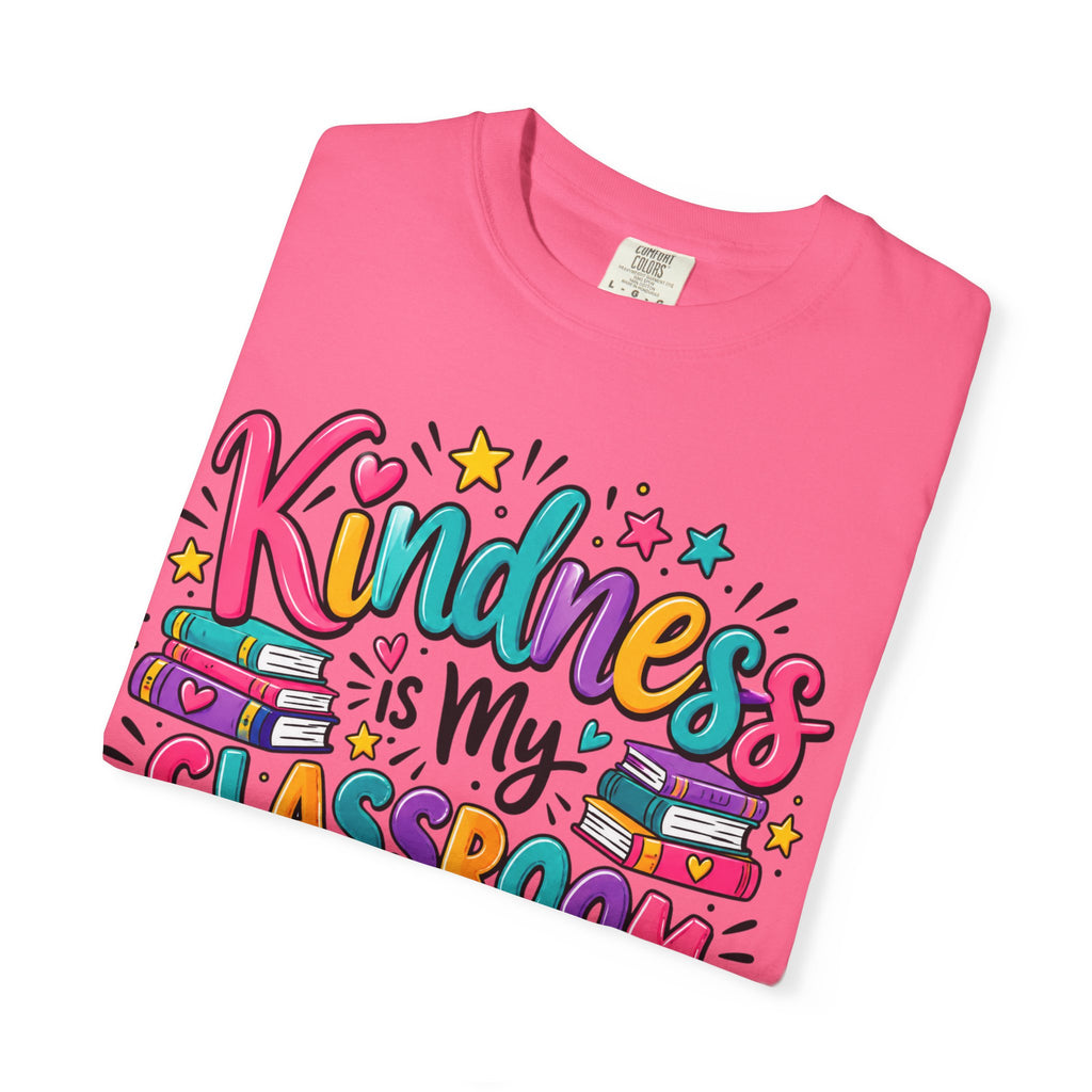 Kindness is My Classroom Superpower T-shirt | Teacher Typography Tee