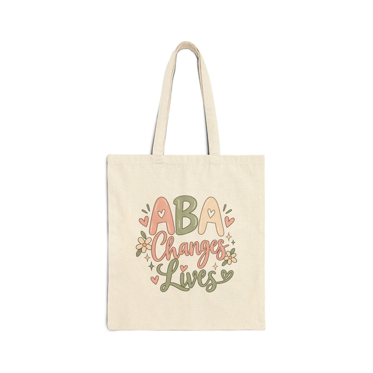 ABA Changes Lives Tote Bag | Therapist Appreciation, Behavioral Therapy Design