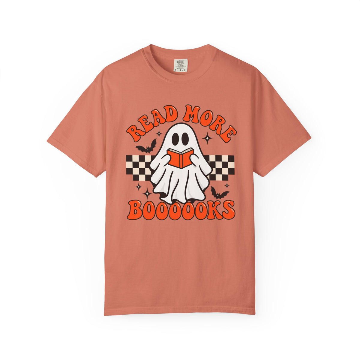 Read More Booooks ghost reading T-Shirt | Halloween book lover tee