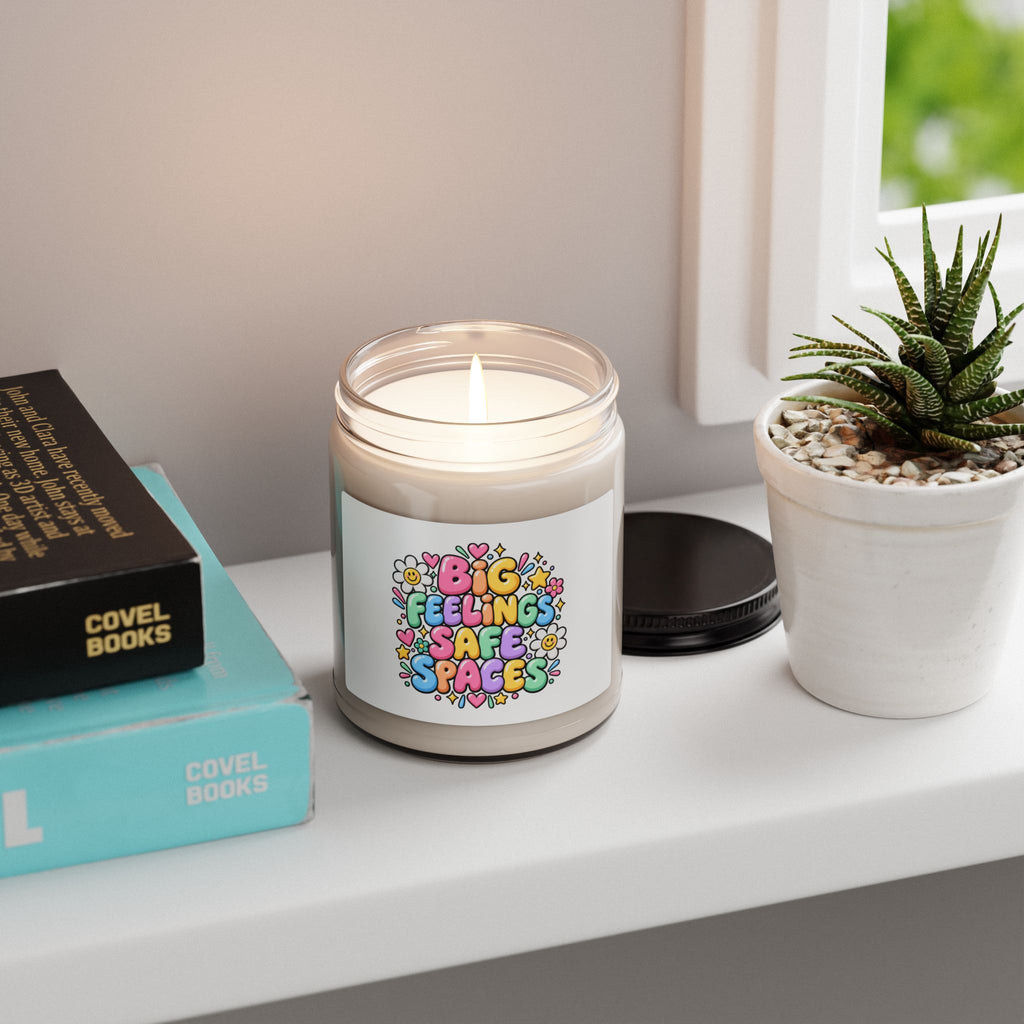 Big Feelings Safe Spaces Candle | Scented Soy 9oz
