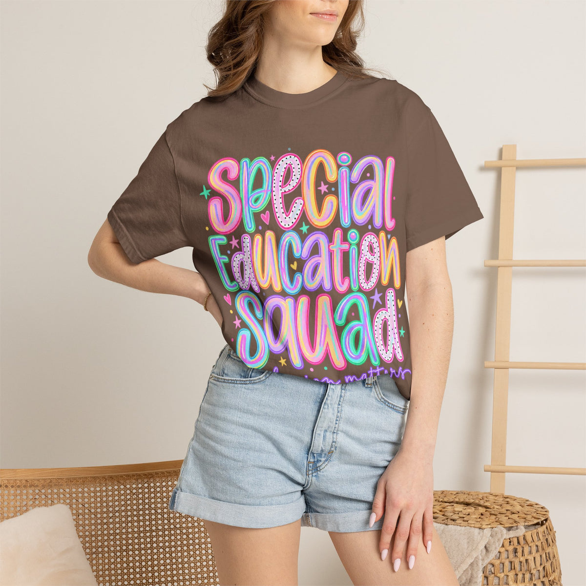 Special Education Squad T-Shirt | Inclusion Matters, Pastel Handlettering