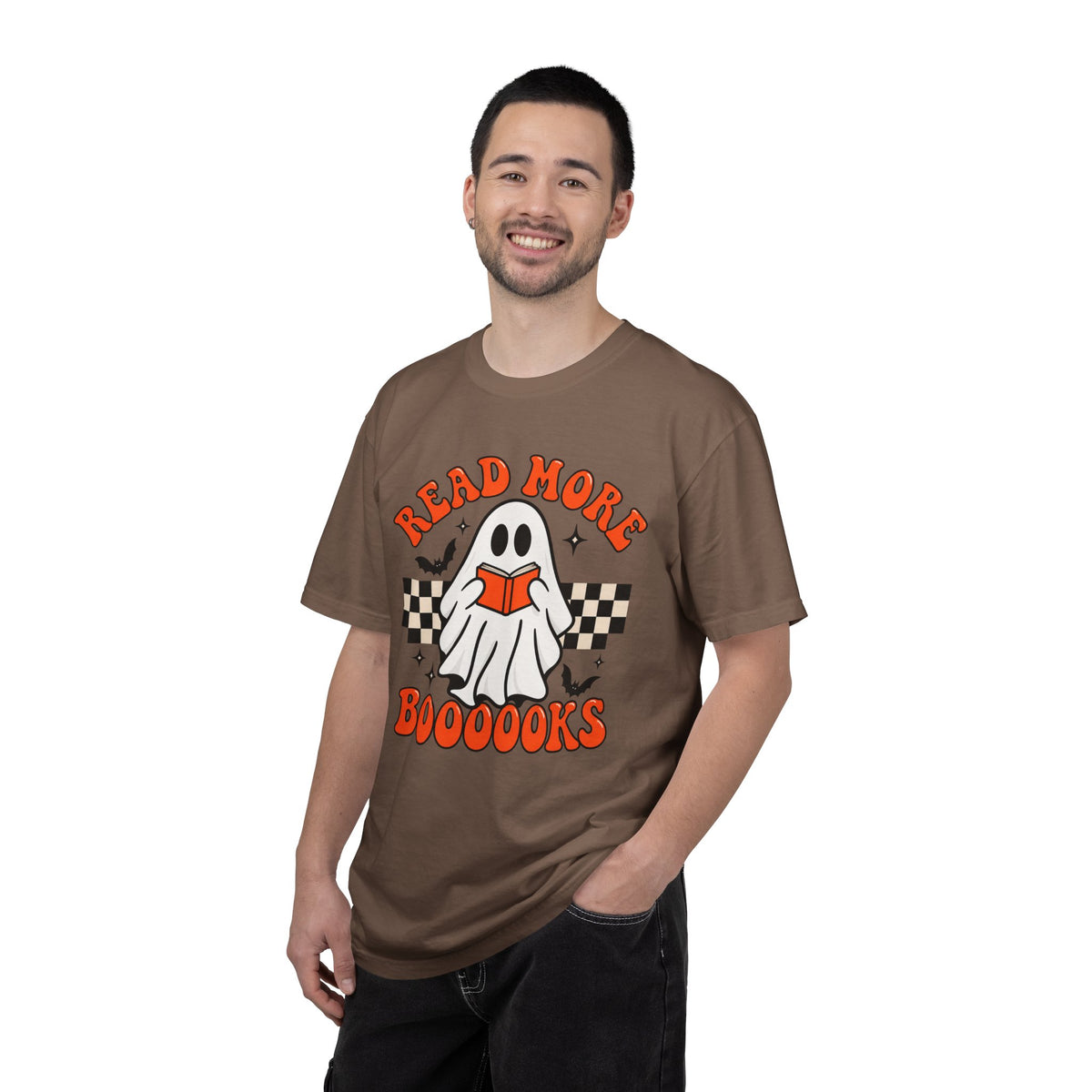Read More Booooks ghost reading T-Shirt | Halloween book lover tee