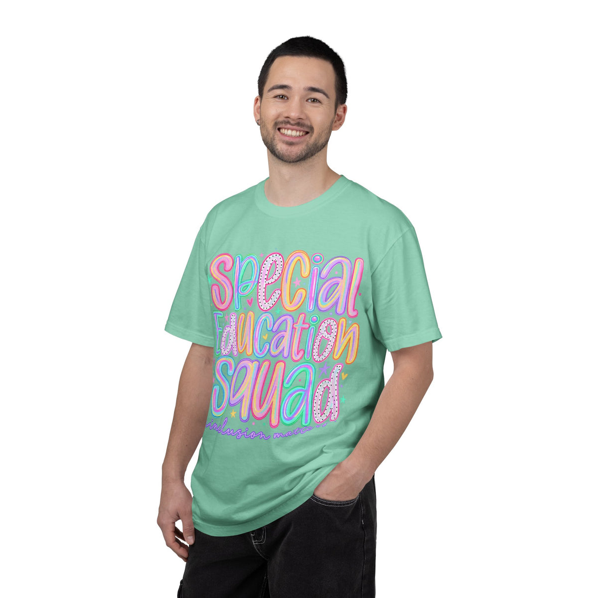 Special Education Squad T-Shirt | Inclusion Matters, Pastel Handlettering