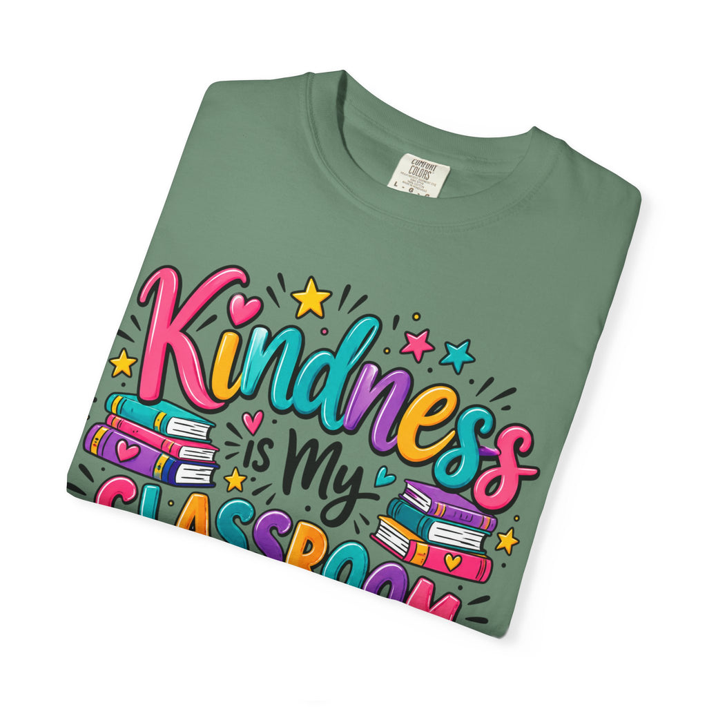 Kindness is My Classroom Superpower T-shirt | Teacher Typography Tee