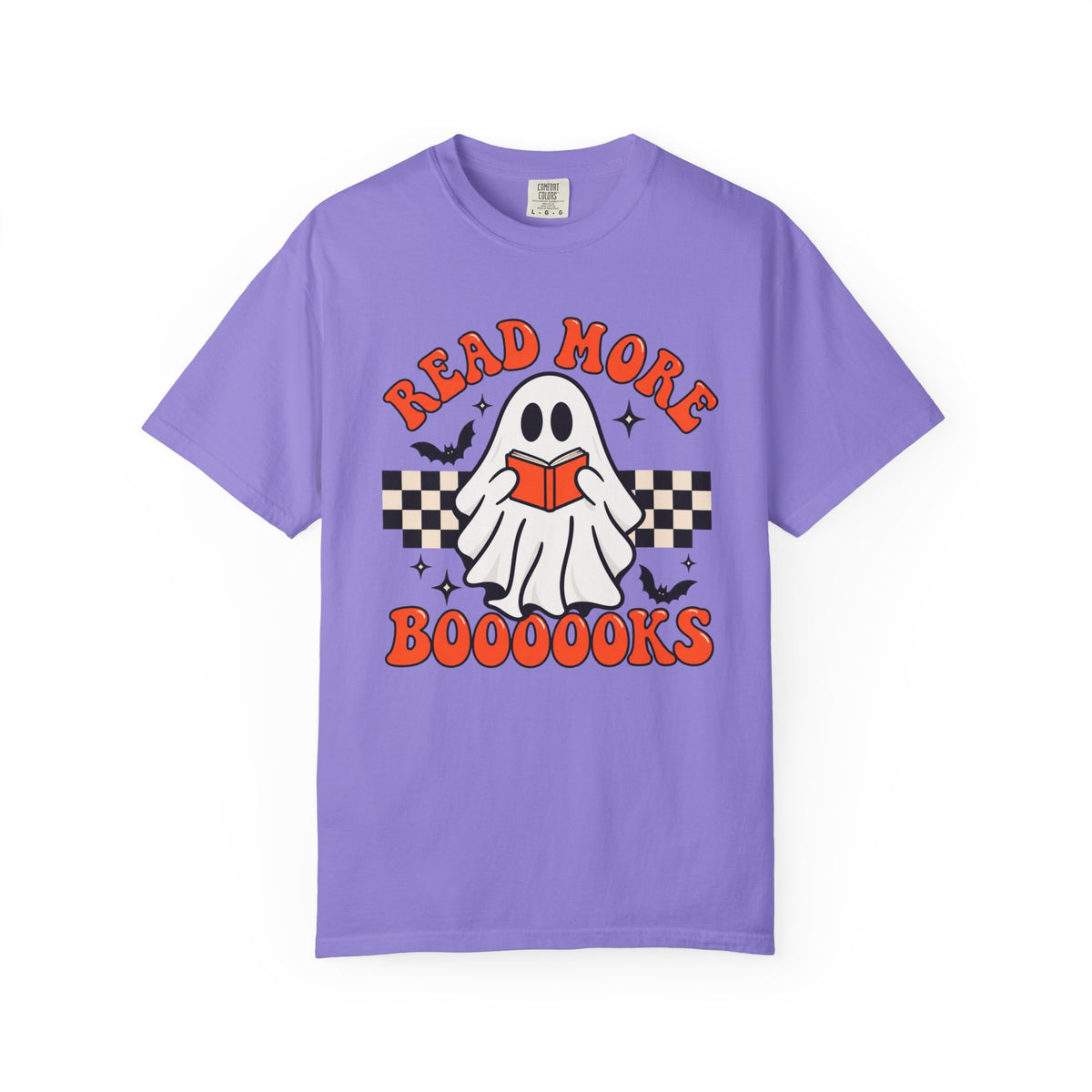 Read More Booooks ghost reading T-Shirt | Halloween book lover tee