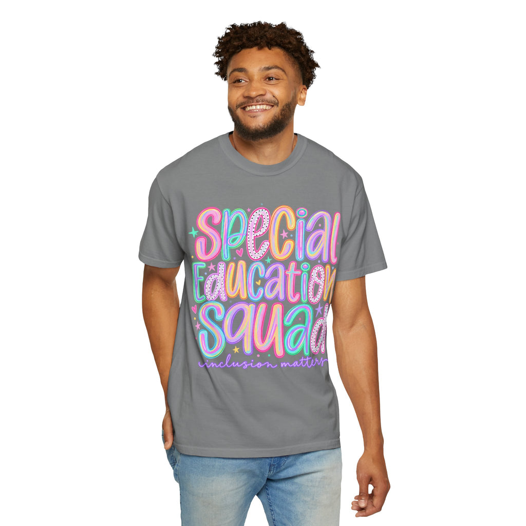 Special Education Squad T-Shirt | Inclusion Matters, Pastel Handlettering